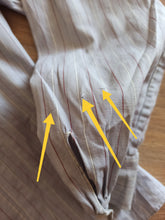 Load image into Gallery viewer, 1940s - Gorgeous Striped Cotton Blouse - W34 (86cm)