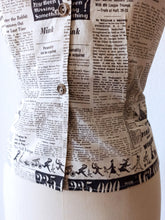 Laden Sie das Bild in den Galerie-Viewer, 1950s -CONNIE, USA - Collectable Feb 1955 Newspaper Top - W30 (76cm)