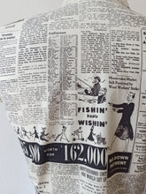 Laden Sie das Bild in den Galerie-Viewer, 1950s -CONNIE, USA - Collectable Feb 1955 Newspaper Top - W30 (76cm)