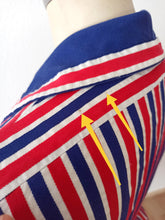 Load image into Gallery viewer, 1950s 1960s - Gorgeous Striped Cotton Dress - W31.5 (80cm)