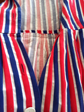 Load image into Gallery viewer, 1950s 1960s - Gorgeous Striped Cotton Dress - W31.5 (80cm)