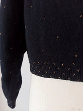 Cargar imagen en el visor de la galería, 1950s 1960s - Stunning Firebirds Beaded Wool Cardigan - Sz M/L