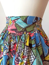 Load image into Gallery viewer, 1940s 1950s - Spectacular Fishermen Novelty Skirt - W27/27.5 (68/70cm)
