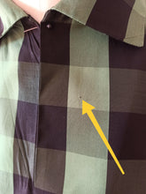 Load image into Gallery viewer, 1940s 1950s - VM, Paris - Stunning Green Plaid Blouse - W30 (76cm)