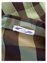 Load image into Gallery viewer, 1940s 1950s - VM, Paris - Stunning Green Plaid Blouse - W30 (76cm)