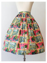 Cargar imagen en el visor de la galería, 1950s - LODEN-FREY, Germany - Münich Novelty Skirt - W28.5 (72cm)
