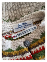 Load image into Gallery viewer, 1950s - GUNN REISS, Norway - Gorgeous Hand-knitted Wool Cardigan - Sz M