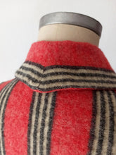 Load image into Gallery viewer, 1950s - Young Look Striped Wool Shirtwaist Dress - W27.5 (70cm)