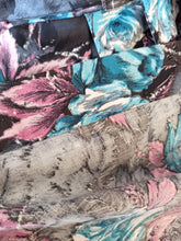 Load image into Gallery viewer, 1950s - Stunning Roseprint Cotton Dress - W29 (74cm)