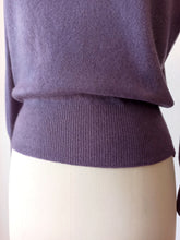 Load image into Gallery viewer, 1950s - DALTON, USA - Glorious Muted Lavender Cashmere Sweater - Sz M