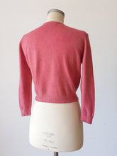 Load image into Gallery viewer, 1950s - DALTON, USA - Adorable Rose Pink Cashmere Cardigan - Sz S/M
