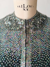 Load image into Gallery viewer, 1950s - DALTON, USA - Spectacular Sequined Cashmere Cardigan