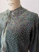 Load image into Gallery viewer, 1950s - DALTON, USA - Spectacular Sequined Cashmere Cardigan