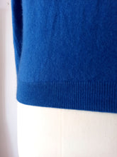Load image into Gallery viewer, 1950s 1960s - PRINGLE, Scotland - Rich Royal Blue Cashmere Sweater