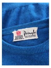 Load image into Gallery viewer, 1950s 1960s - PRINGLE, Scotland - Rich Royal Blue Cashmere Sweater
