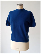 Load image into Gallery viewer, 1950s 1960s - PRINGLE, Scotland - Deep Royal Blue Cashmere Jumper - Sz 42