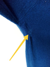 Load image into Gallery viewer, 1950s 1960s - PRINGLE, Scotland - Deep Royal Blue Cashmere Jumper - Sz 42