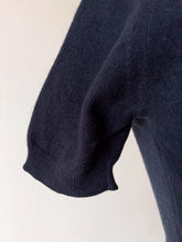 Load image into Gallery viewer, 1950s 1960s - PRINGLE, Scotland - Midnight Ink Blue Cashmere Jumper