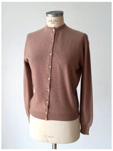 Load image into Gallery viewer, 1950s 1960s - PRINGLE, Scotland - Adorable Dusty Rose Cashmere Cardigan