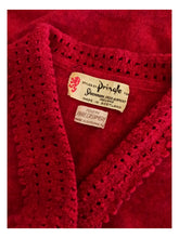 Load image into Gallery viewer, 1950s - PRINGLE, Scotland - Deep Raspberry Cashmere Cardigan - Sz 42