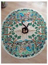 Laden Sie das Bild in den Galerie-Viewer, 1950s - MITLA, Mexico - Fabulous Fiesta Gitana Hand-Printed Full Circle Skirt