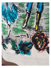 Laden Sie das Bild in den Galerie-Viewer, 1950s - MITLA, Mexico - Fabulous Fiesta Gitana Hand-Printed Full Circle Skirt