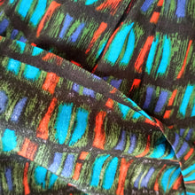 Charger l'image dans la galerie, 1950s 1960s - Fabulous Abstract Cotton Dress - W31 (80cm)