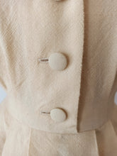 Cargar imagen en el visor de la galería, 1950s 1960s - GERMANY - Gorgeous Soft Wool Dress - W28.5 (72cm)