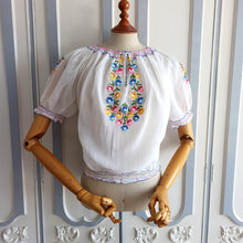 Load image into Gallery viewer, 1940s - ARTEX - Gorgeous Hungarian Sheer Blouse - W36 (92cm)