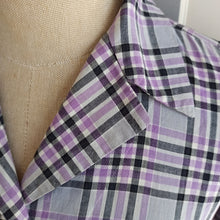 Load image into Gallery viewer, 1940s - Adorable Purple Lilac Puff Shoulders Dress - W33 (84cm)