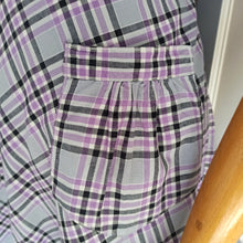 Load image into Gallery viewer, 1940s - Adorable Purple Lilac Puff Shoulders Dress - W33 (84cm)