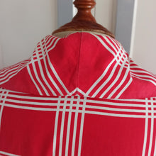 Cargar imagen en el visor de la galería, 1940s - Stunning Red &amp; White Pocket Dress - W28 (70/72cm)
