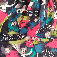 Cargar imagen en el visor de la galería, 1950s - Fabulous &quot;Rock &amp; Roll Go Home&quot; Novelty Skirt - W26 (66cm)

