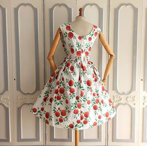 1950s - Like New! Fabulous French Massive Pockets Dress - W33 (84cm)