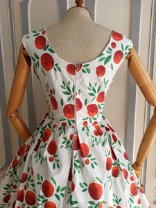 1950s - Like New! Fabulous French Massive Pockets Dress - W33 (84cm)