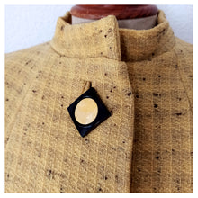 Load image into Gallery viewer, 1940s 1950s - Fabulous Yellow Flecked Atomic Wool Coat
