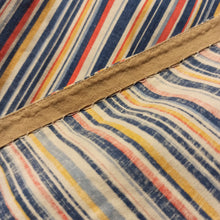 Charger l&#39;image dans la galerie, 1940s - Adorable Rainbow Stripes Cotton Dress - W31.5 (80cm)
