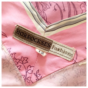 1950s 1960s - Horrockses, UK - Stunning Pink Bolero Dress - W25 (64cm)