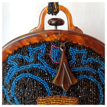 Cargar imagen en el visor de la galería, 1920s - Exquisite Art Deco Beaded Handbag
