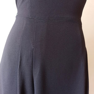 1940s - Puritan, USA - Gorgeous Beaded Rayon Dress - W32 (81cm)