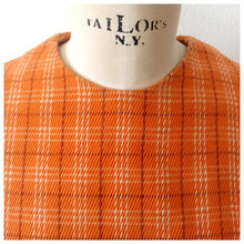 Load image into Gallery viewer, 1960s - Gorgeous Orange Cotton Wool Dress - W30 (76cm)
