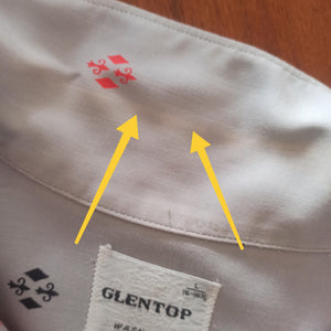 1950s - Glentop, USA - R&R Diamonds Rayon Shirt - Sz. Large