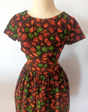 Load image into Gallery viewer, 1960s - Stunning Colors Corduroy Dress - W26 (66cm)
