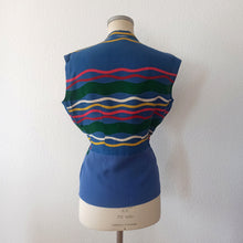 Laden Sie das Bild in den Galerie-Viewer, 1950s - Stunning Colors 2pc Top &amp; Skirt Set - W27/27.5 (68/70cm)
