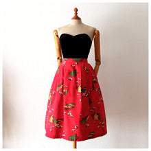 Carica l&#39;immagine nel visualizzatore di Gallery, 1950s - Stunning Boats Novelty Print Skirt - W28/29 (72/74cm)
