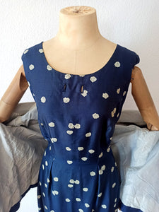 1950s 1960s - Elegant 2pc Silk Jacket & Dress Set - W31 (80cm)