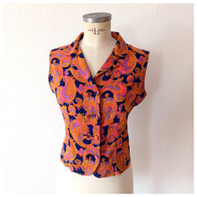 Load image into Gallery viewer, 1960s 1970s - Fabulous Psychedelic Blouse
