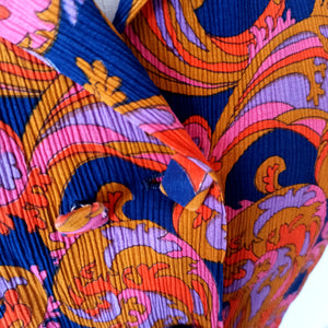 1960s 1970s - Fabulous Psychedelic Blouse