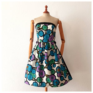 1950s 1960s - Privileg, Paris - Stunning Srapless Dress - W26 (66cm)