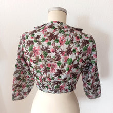 Charger l&#39;image dans la galerie, 1940s 1950s - Adorable Floral Bolero Dress  - W29 (74cm)
